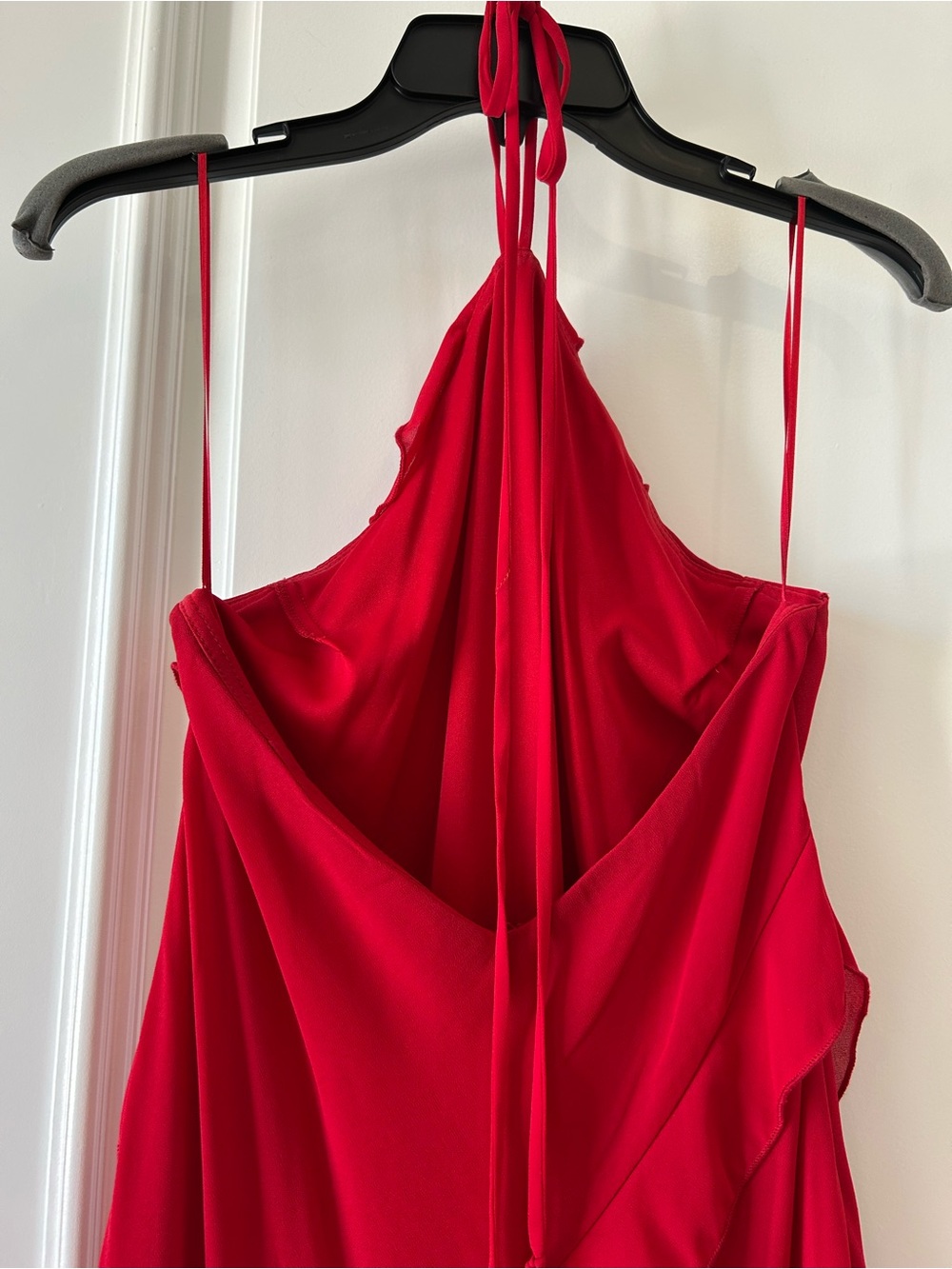 Morgan & Co. Red Ruffle Maxi Dress - Picture 4 of 7
